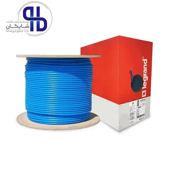 کابل شبکه لگراند Cat6 UTP روکش PVC حلقه 305 متری تست فلوک پرمننت