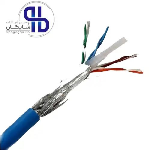 کابل شبکه لگراند Cat6 SFTP روکش LSZH حلقه 500 متری تست فلوک پرمننت