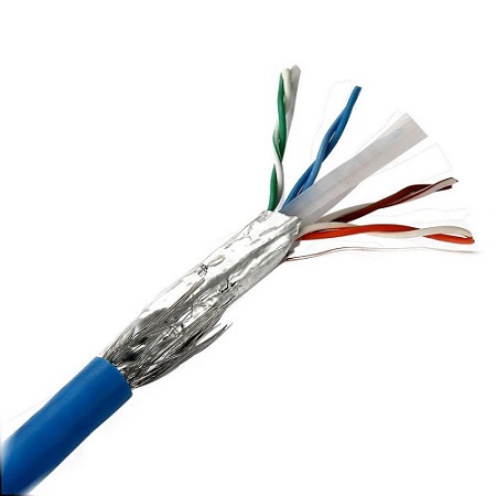 کابل شبکه لگراند Cat6 SFTP روکش PVC حلقه 500 متری تست فلوک پرمننت