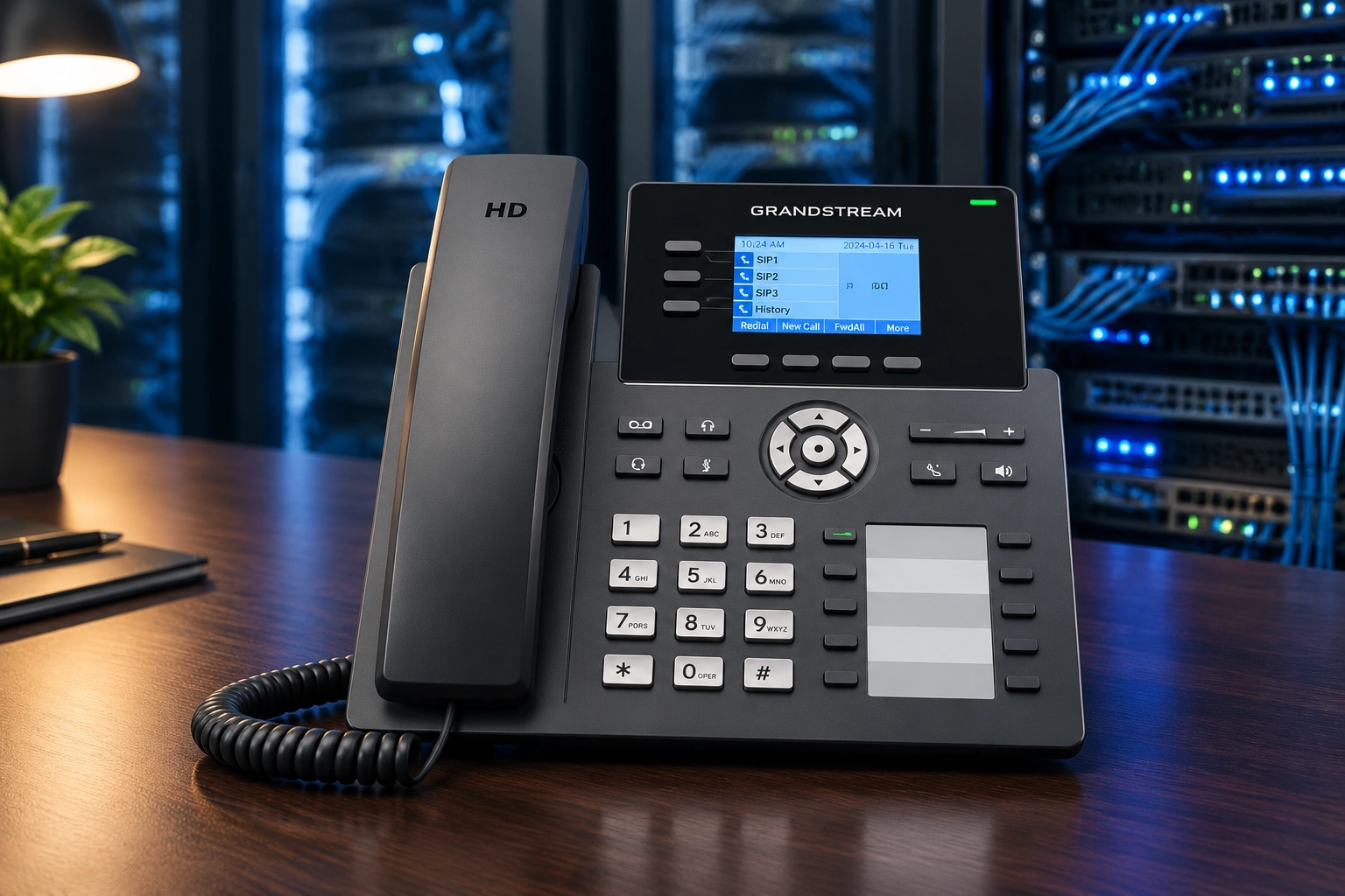 گوشی تلفن ویپ گرنداستریم مدل Grandstream GRP2604P