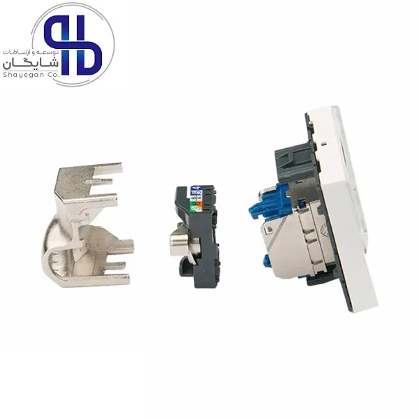 کیستون شبکه 2 ماژول پهن لگراند CAT6 SFTP - Image 2