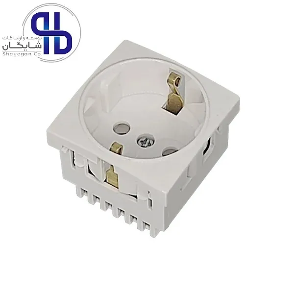 پریز برق 45*45 سفید دانوب - Image 2