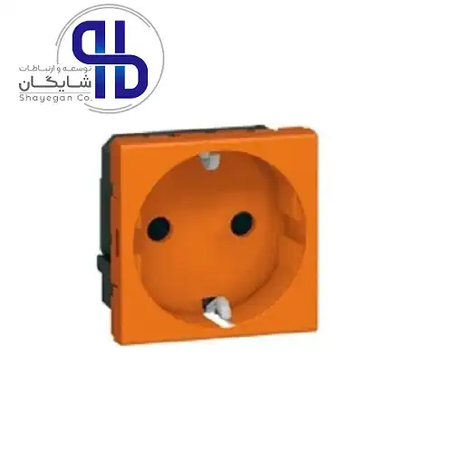 پریز برق 45*45 نارنجی دانوب