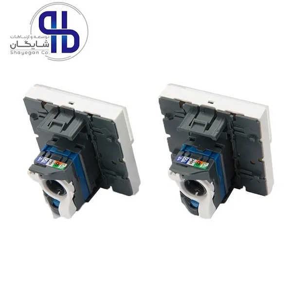 کیستون شبکه 2 ماژول پهن لگراند CAT6 UTP - Image 2