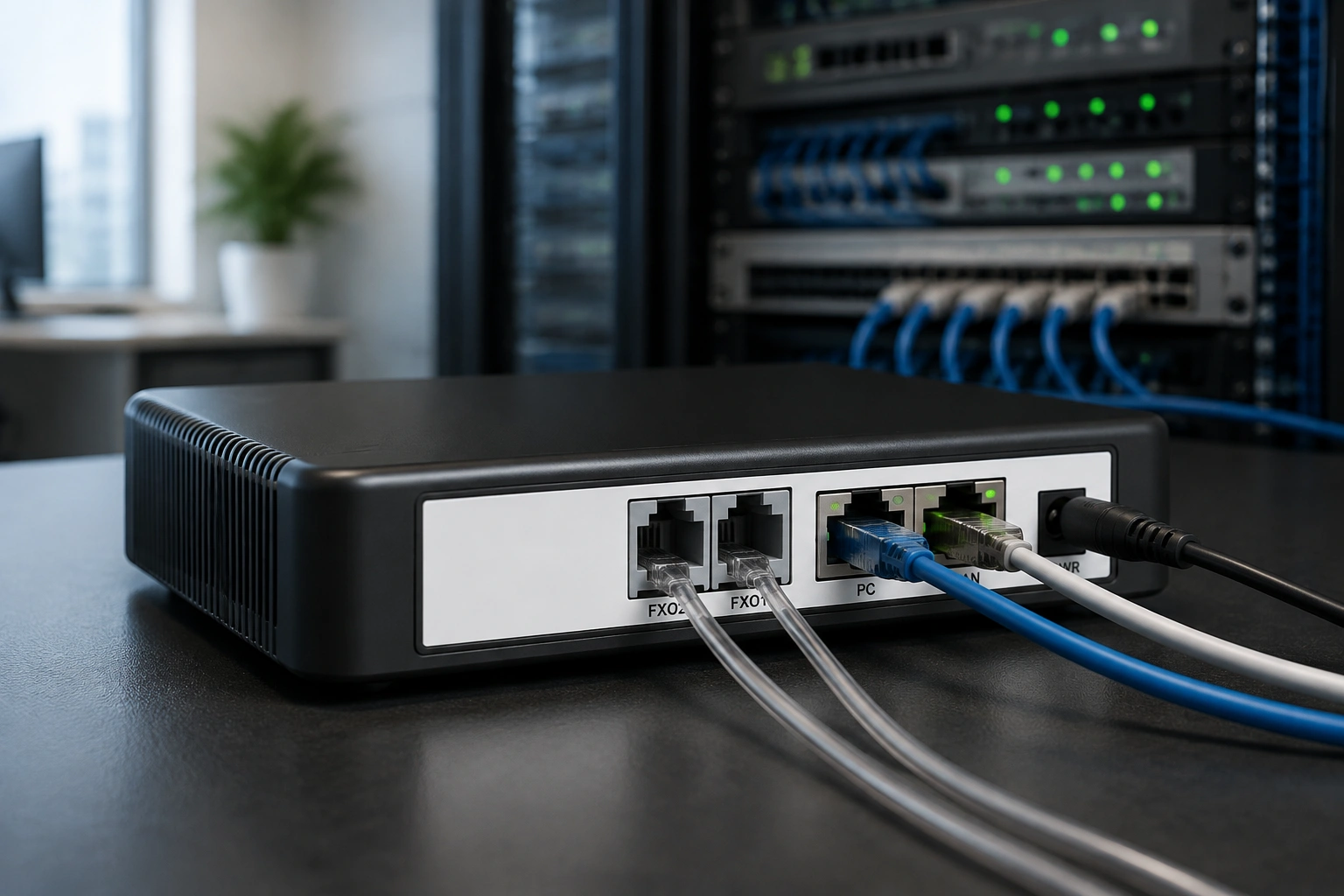 گیت وی ویپ 2 پورت FXO نیوراک NEWROCK HX420G Gateway