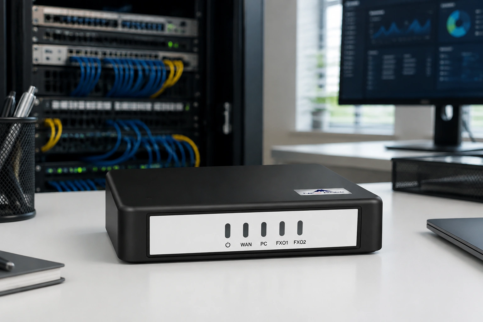 گیت وی ویپ 2 پورت FXO نیوراک NEWROCK HX420G Gateway