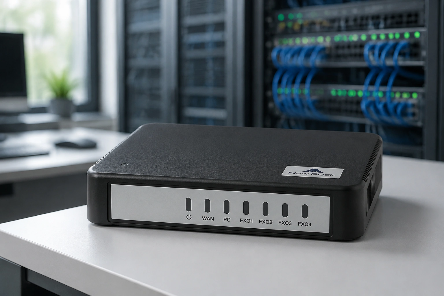 گیت وی ویپ 4 پورت FXO نیوراک Newrock HX440G Gateway