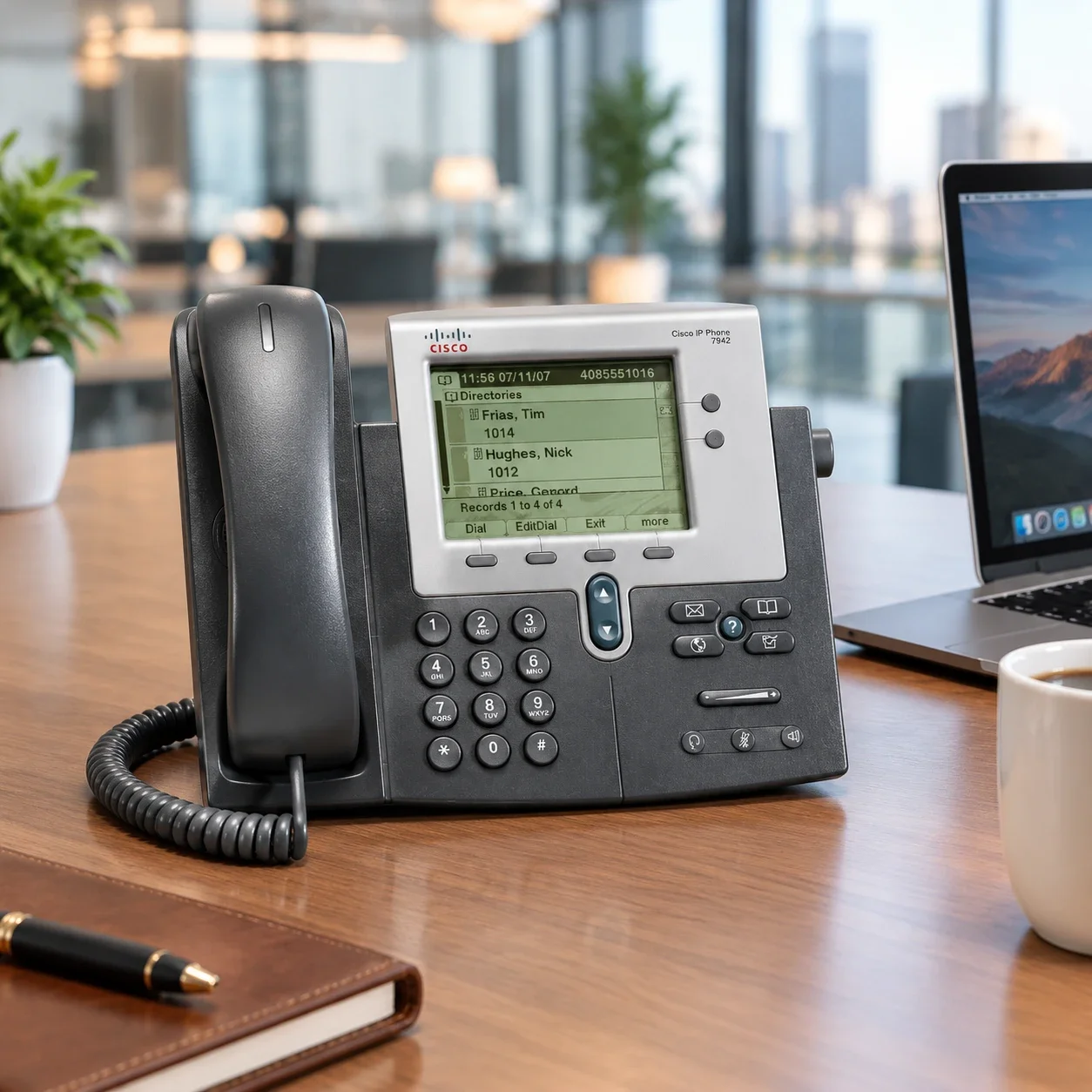 تلفن تحت شبکه سیسکو Cisco 7942G IP Phone