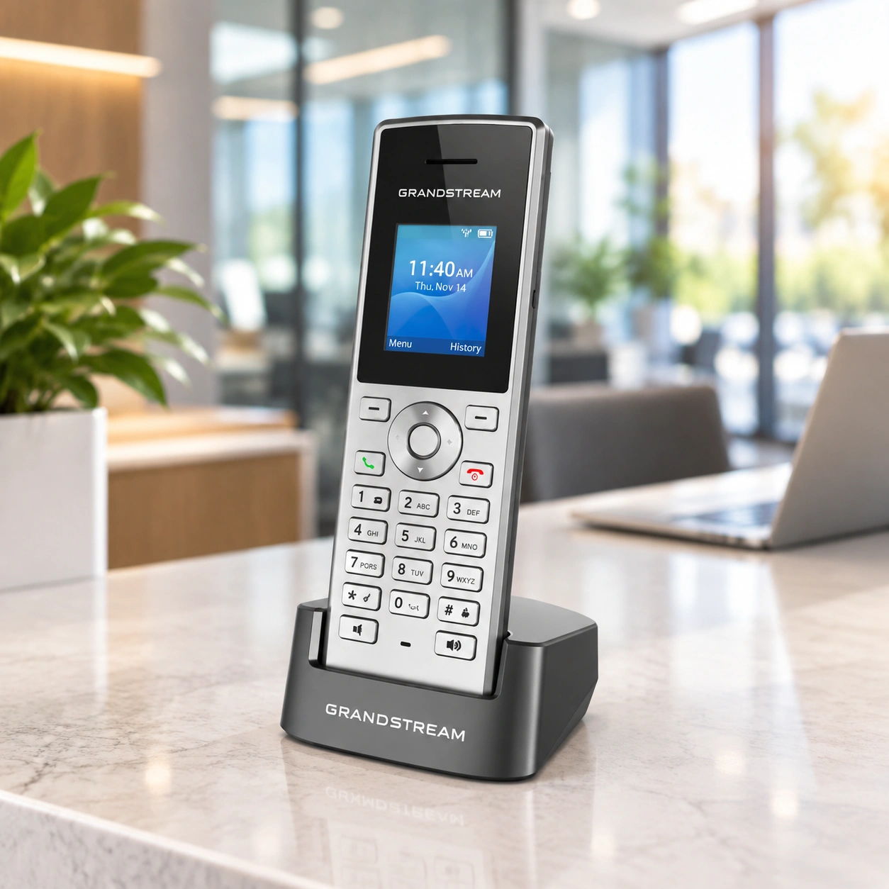 تلفن بیسیم تحت شبکه گرند استریم مدل Grandstream WP810