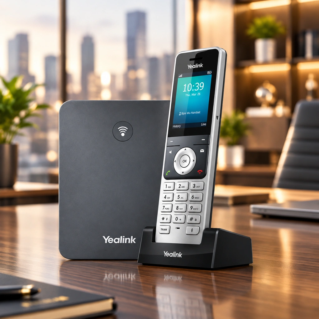 گوشی بی سیم یالینک Yealink W76P DECT