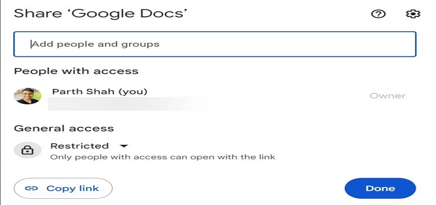 نحوه اشتراک گذاری فایل در Google Drive