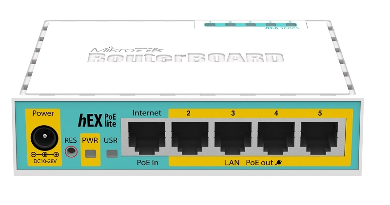 روتر میکروتیک سری hEX PoE Lite مدل RB750UPr2