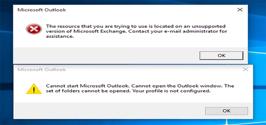 اتصال Outlook به Exchange Server