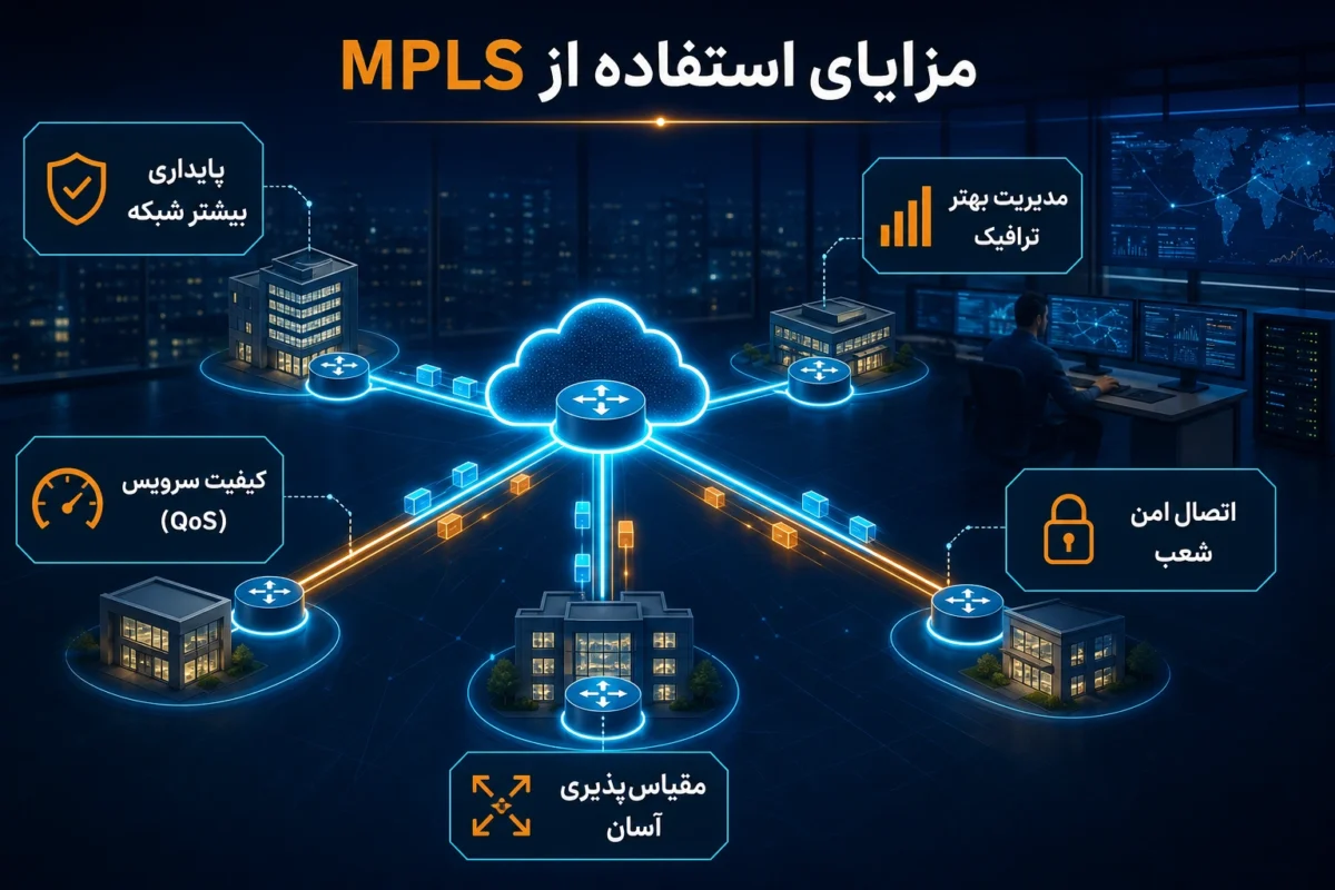 مزایای استفاده از MPLS