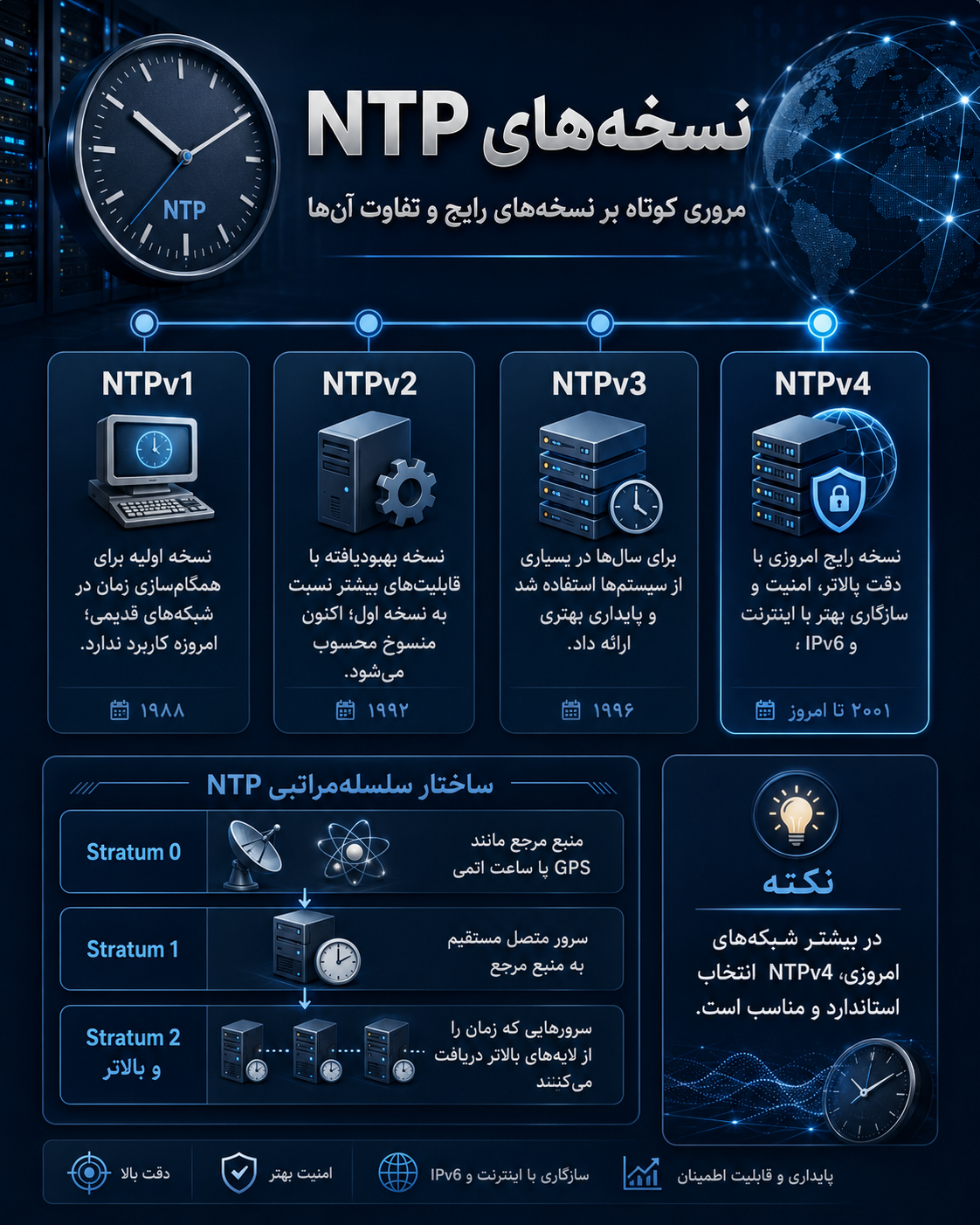 پروتکل NTP چیست و چرا در شبکهها اهمیت دارد؟