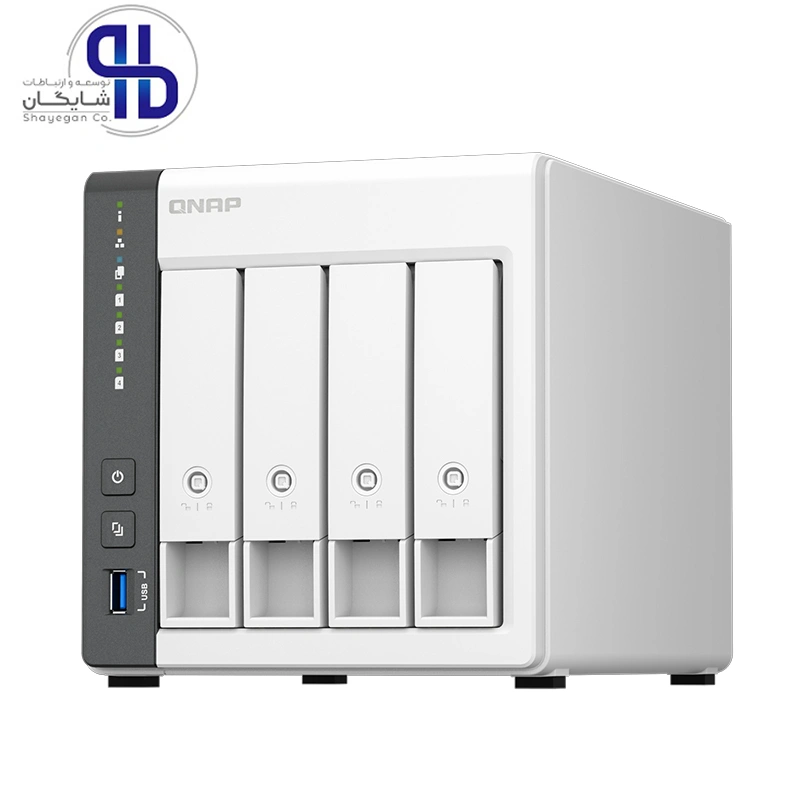 ذخیره ساز تحت شبکه کیونپ QNAP TS-433 4GB ظرفیت 4 گیگابایت
