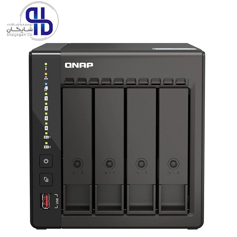 ذخیره ساز تحت شبکه کیونپ QNAP TS-453E 8GB ظرفیت 8 گیگابایت