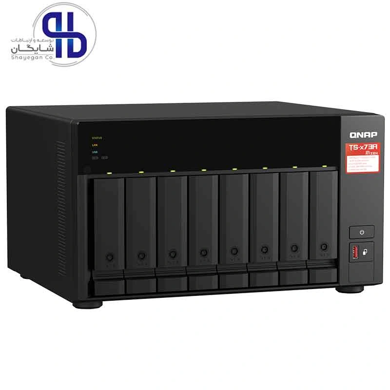 ذخیره ساز تحت شبکه کیونپ QNAP TS-873A 8GB ظرفیت 8 گیگابایت