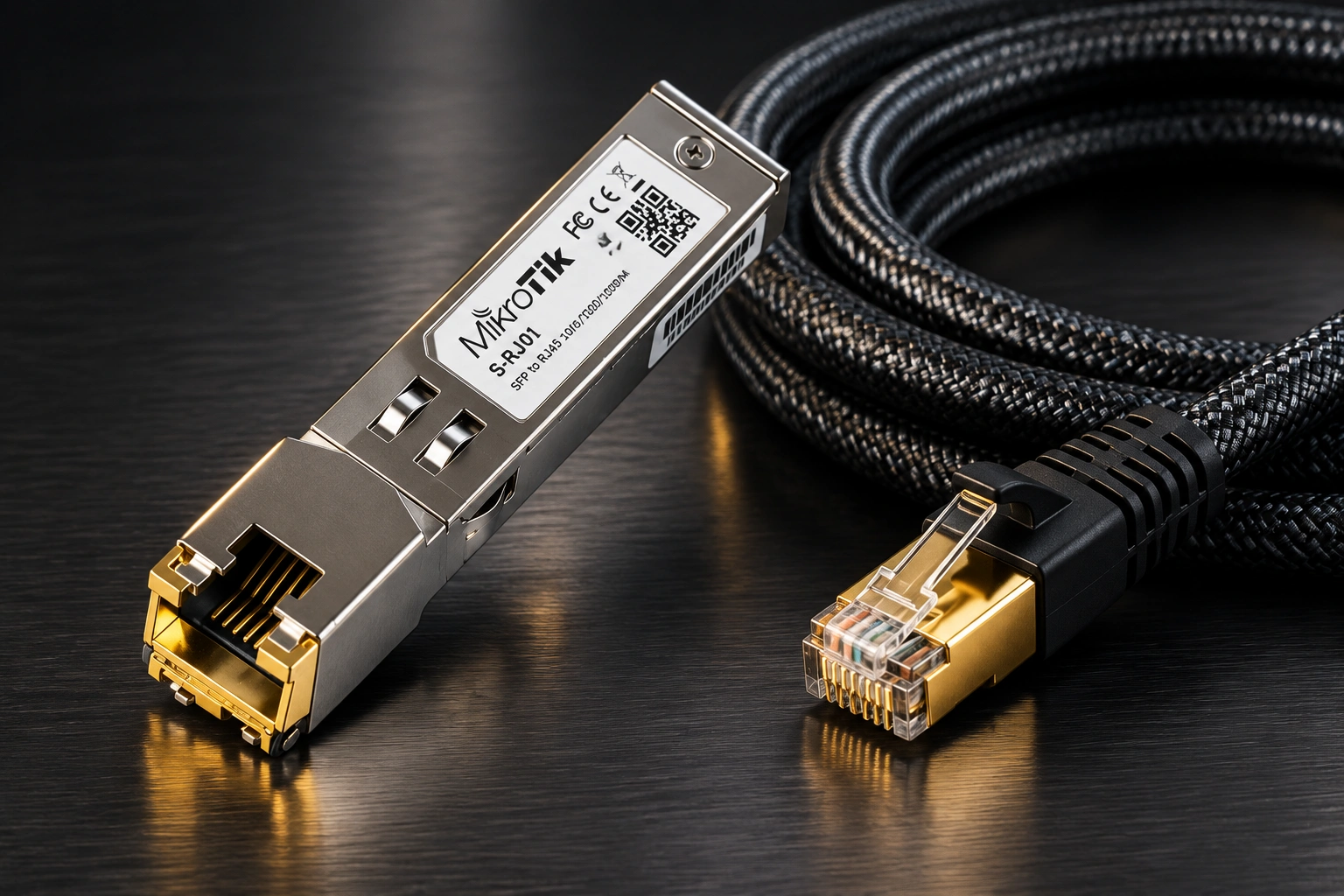 ماژول فیبر نوری میکروتیک Mikrotik S-RJ01