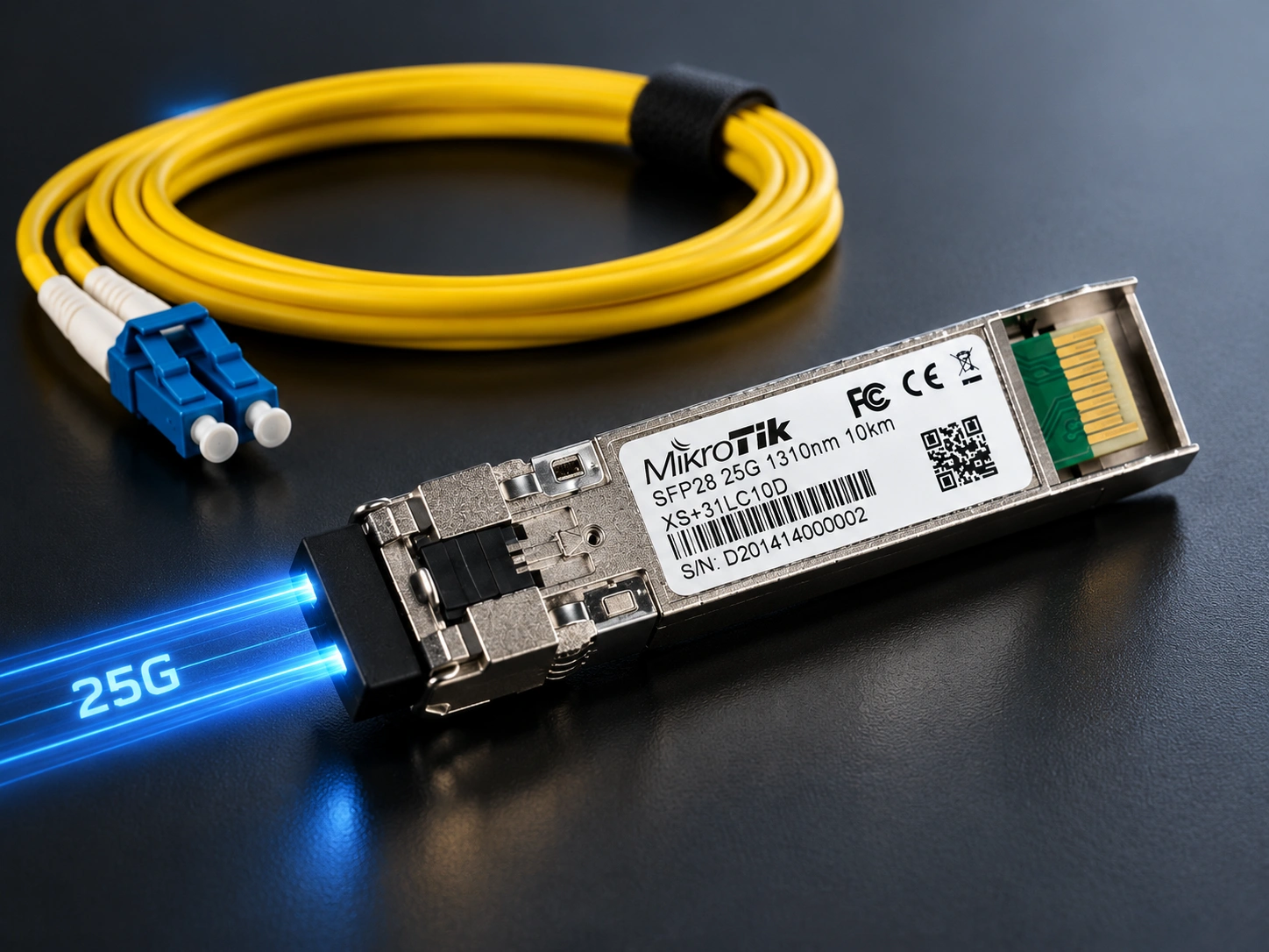 ماژول فیبر نوری میکروتیک Mikrotik XS+31LC10D